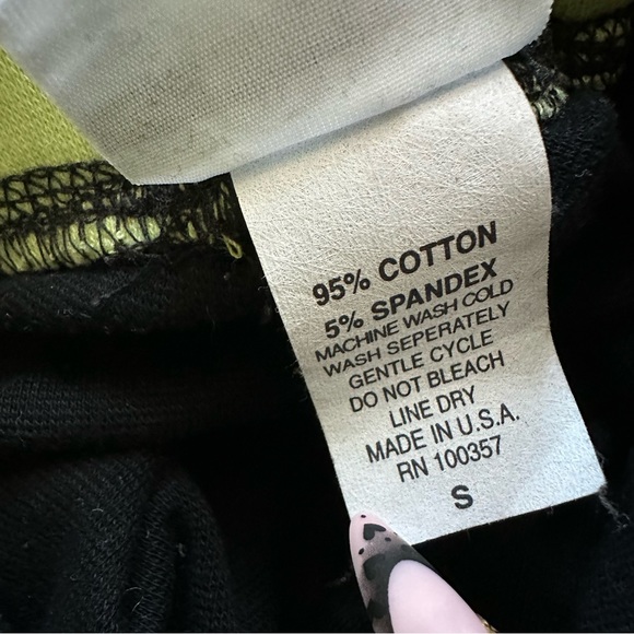 Vintage 90s G.W. Sport wide leg side stripe sweatpants Small - Picture 4 of 6